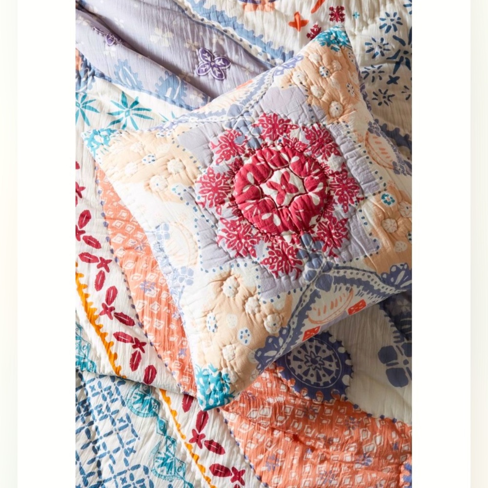 Laterza Quilted Euro Pillowcase